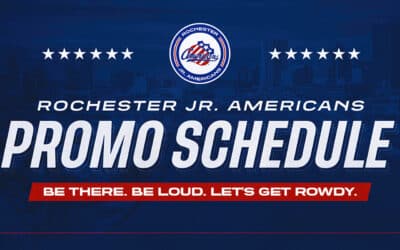 Rochester Jr. Americans Unveil 2024-25 Promotional Schedule